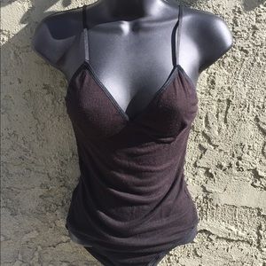 American Apparel Black Sofia Bodysuit